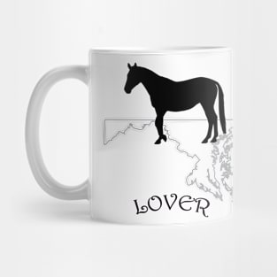 Maryland Horse Lover Gift Mug